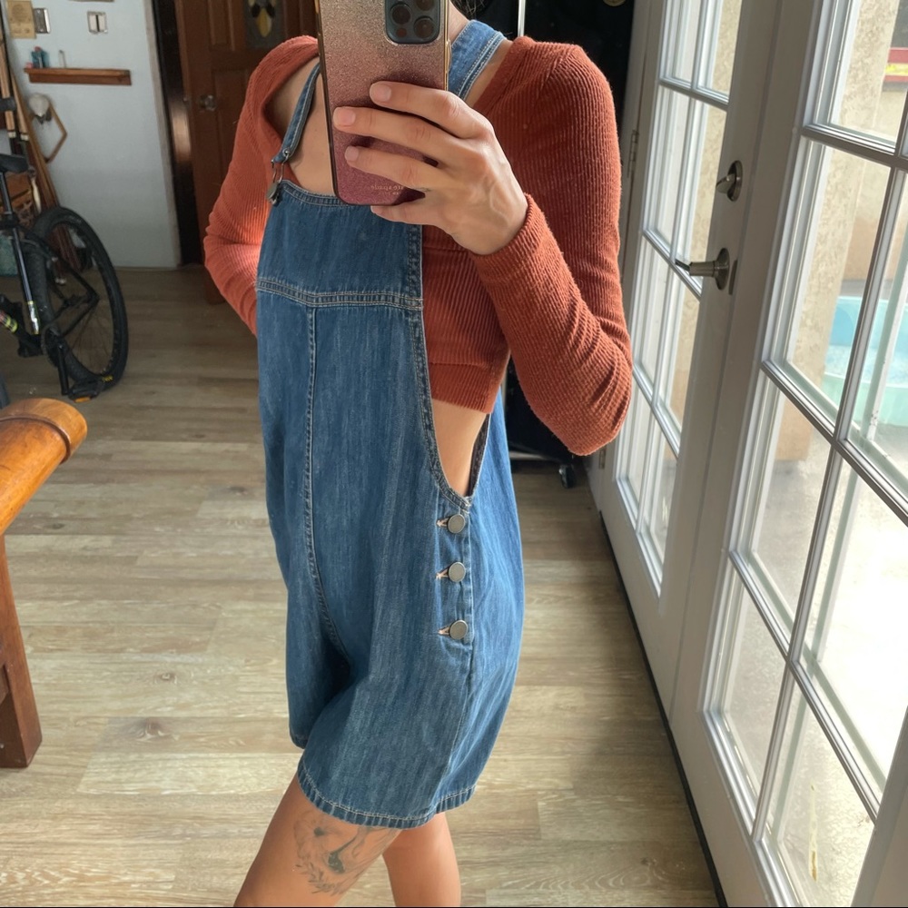 🛒✨NWT Roxy denim romper - Picture 7 of 11